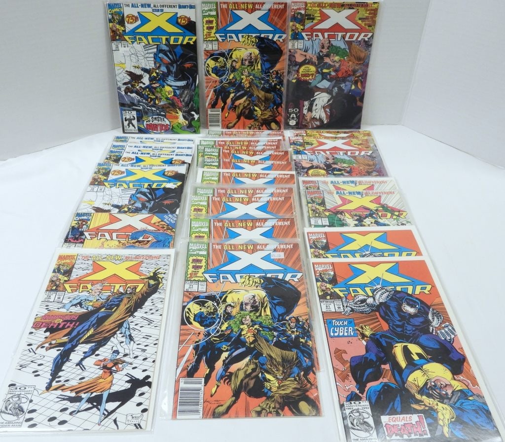 (30) MARVEL X FACTOR COMIC LOT (1 of 5)