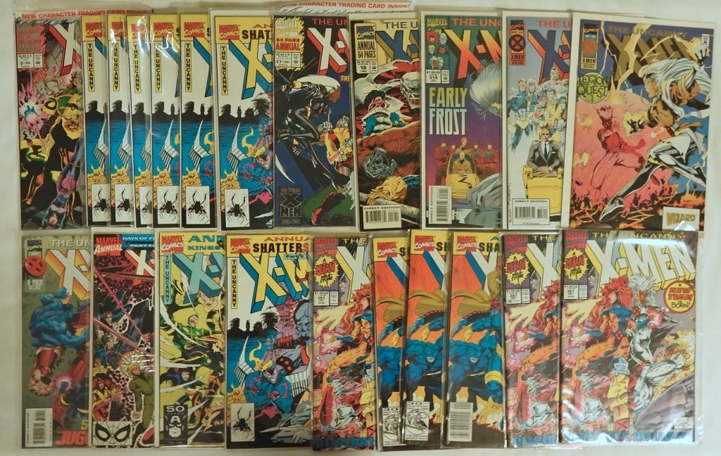 (21) MARVEL X-MEN COMICS, ALL SLEEVED (1 of 5)