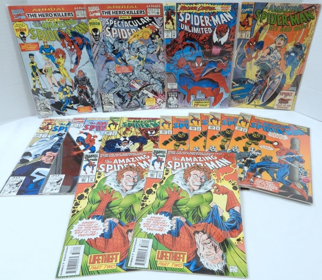 (13) AMAZING SPIDER-MAN MARVEL LOT (1 of 7)