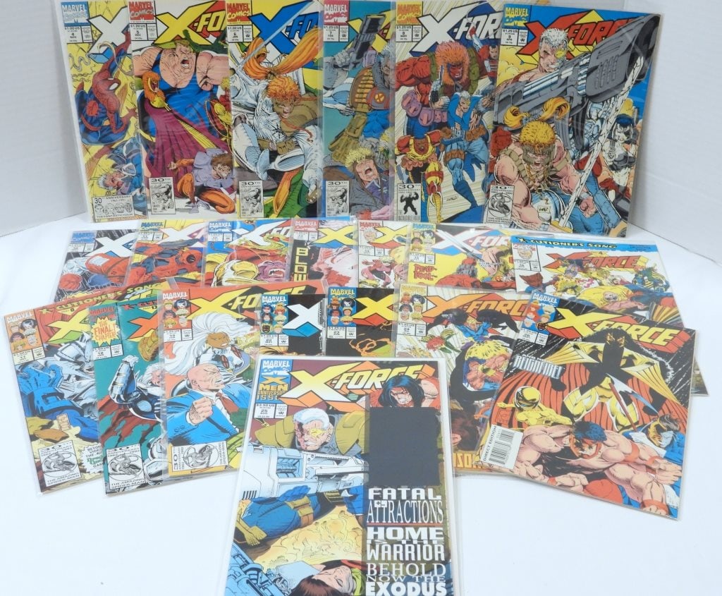(21) MARVEL X-FORCE COMIC LOT (1 of 4)