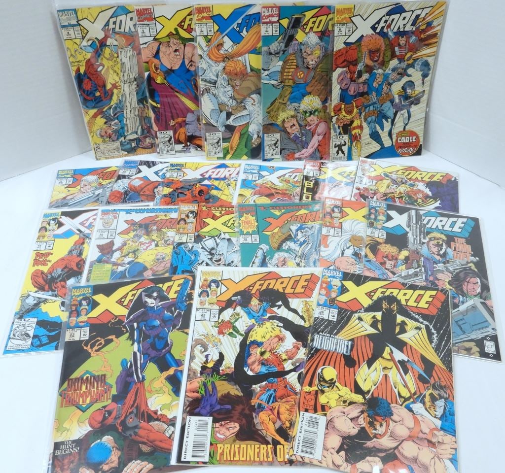 (20) MARVEL X-FORCE COMIC LOT (1 of 6)