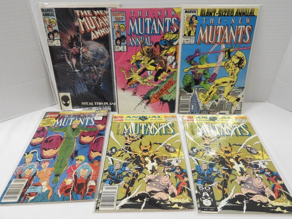 (6) MARVEL ANNUAL THE NEW MUTANTS (1 of 3)