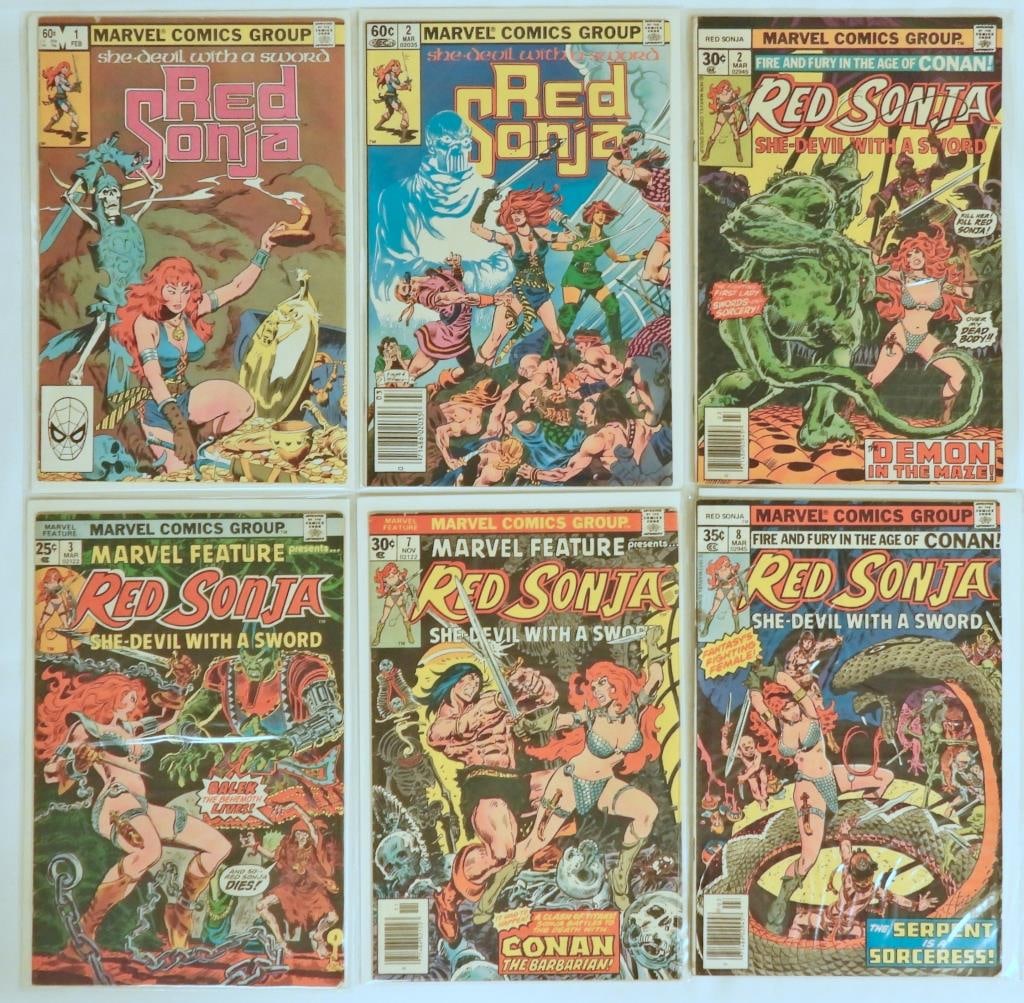 (6) MARVEL COMICS - RED SONJA (1 of 3)