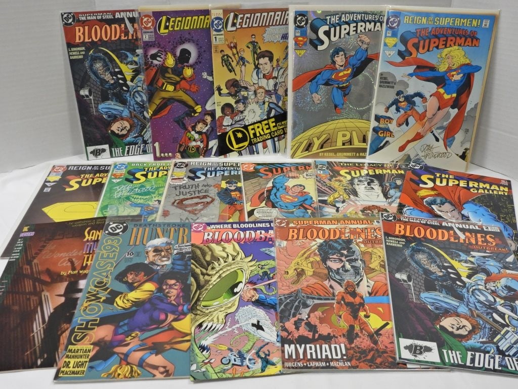 (16) DC COMICS LOT: SUPERMAN, BLOODLINES (1 of 3)