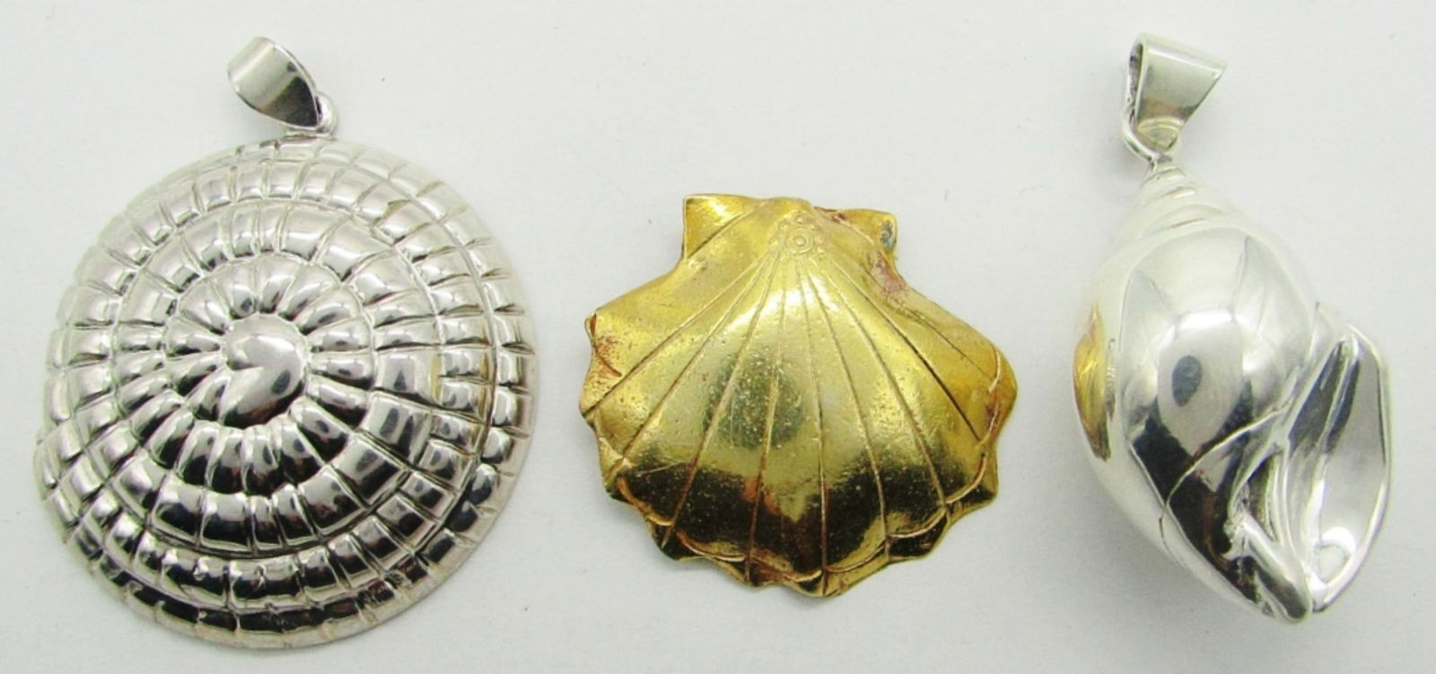 (3) SEASHELL PENDANTS (1 of 2)