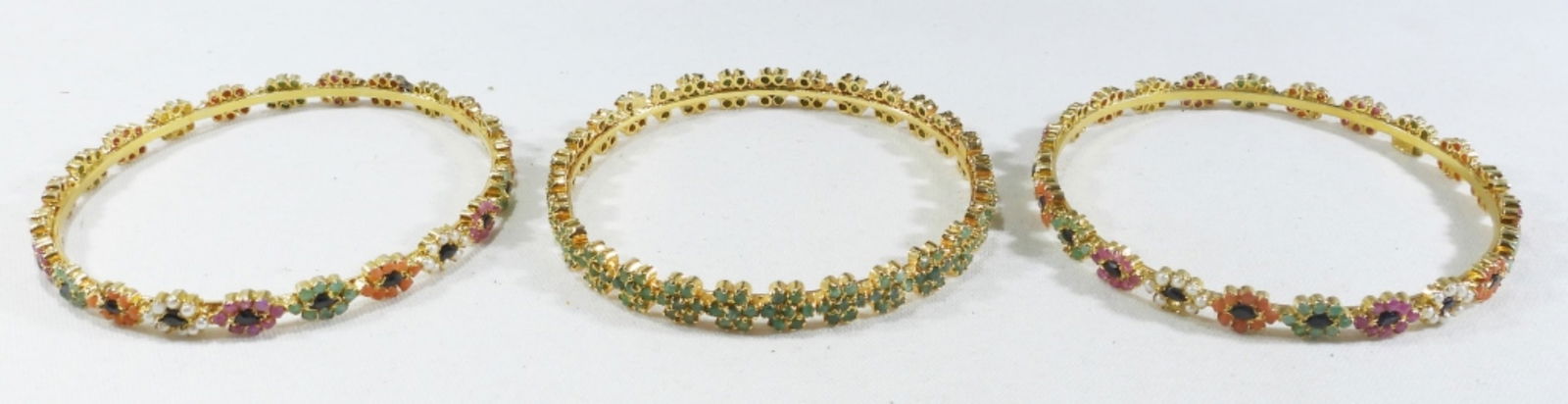 (3) STERLING BANGLE BRACELETS, MARKED 925 (1 of 3)