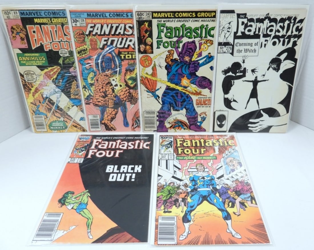 (6) MARVEL FANTASTIC FOUR COMICS (1 of 3)