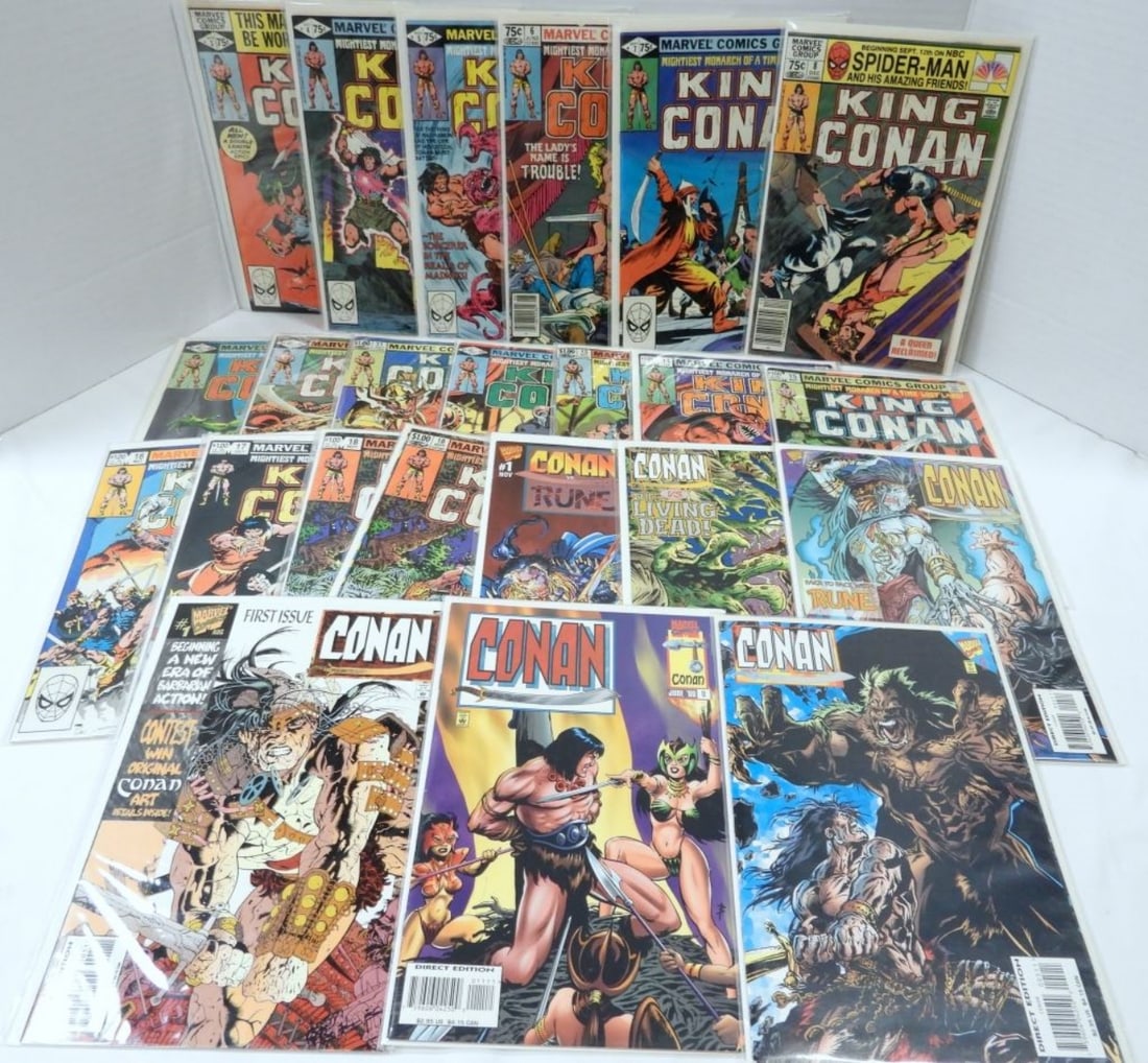 (23) MARVEL KING CONAN #3 thru #18 (1 of 4)