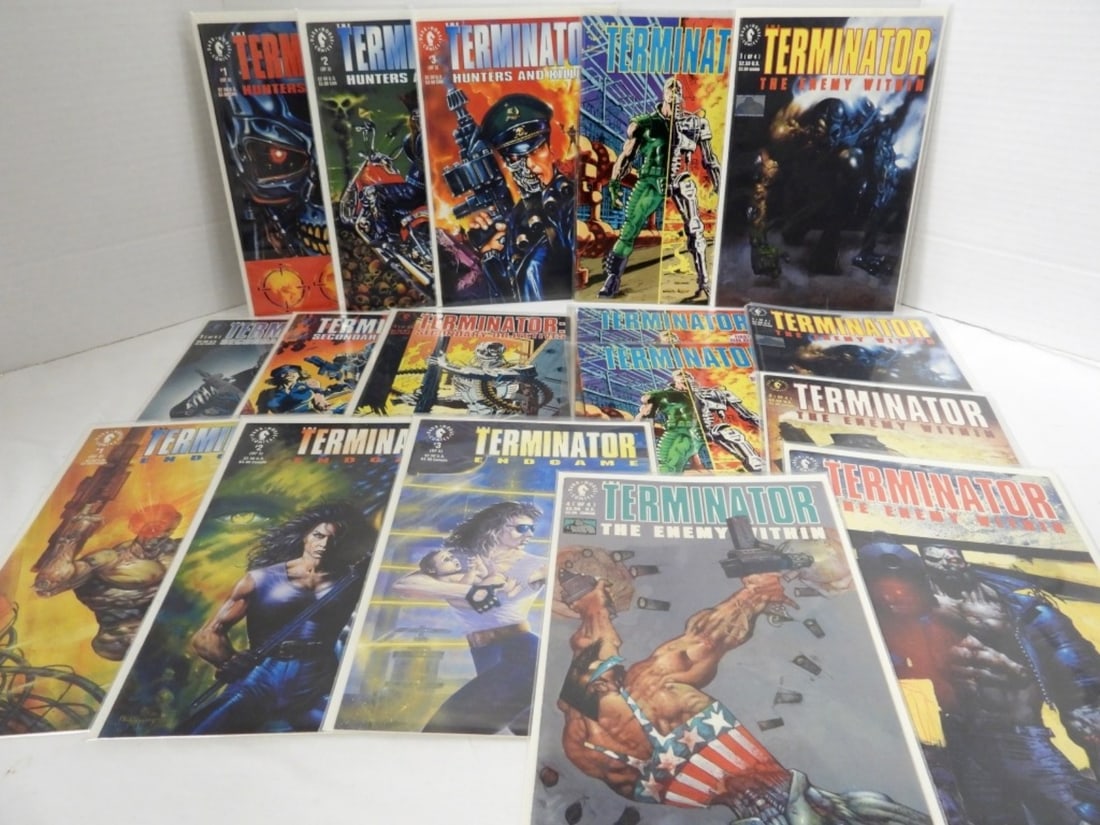 (17) THE TERMINATOR COMIC LOT (1 of 3)