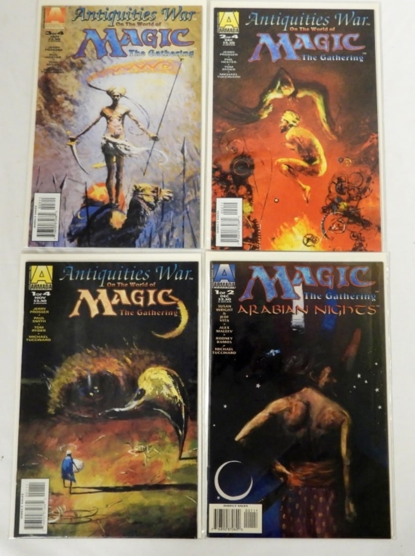 (4) MAGIC THE GATHERING COMIC LOT (1 of 2)