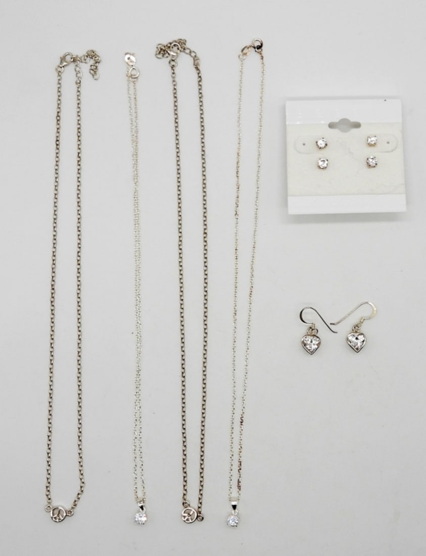 STERLING JEWELRY LOT - (7) TOTAL PIECES (1 of 2)