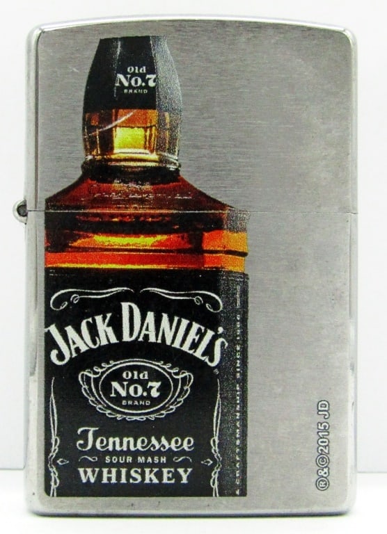 2016 Unfired Jack Daniels Street Chrome Zippo: Unfired Zippo Lighter.