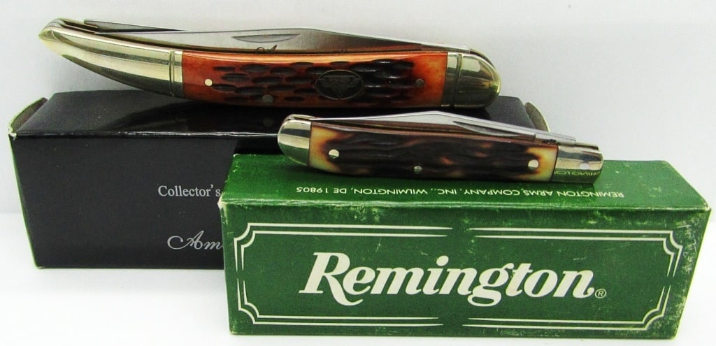 (2) New in Box Folding Pocket Knives: Remington & Collector's Edition America's Legacy; Both New In Boxes.