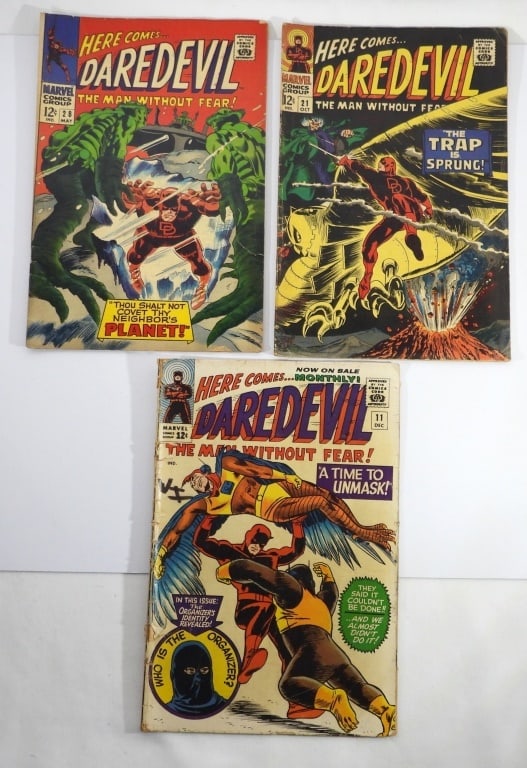 (3) MARVEL DAREDEVIL #11, #21 & #28 (1 of 5)