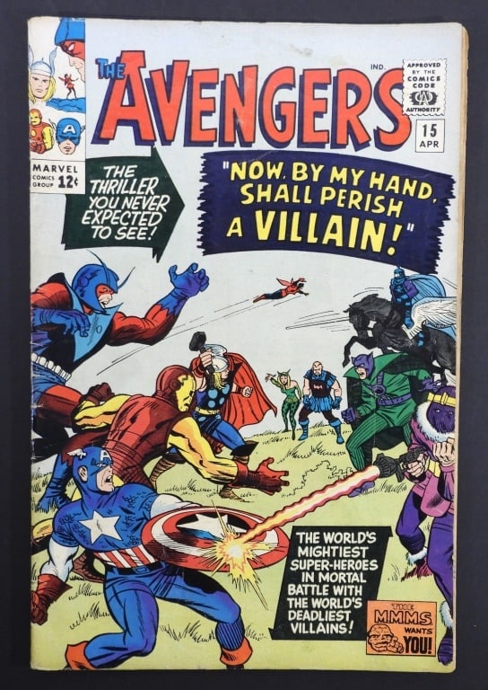 1965 MARVEL AVENGERS #15 (1 of 4)