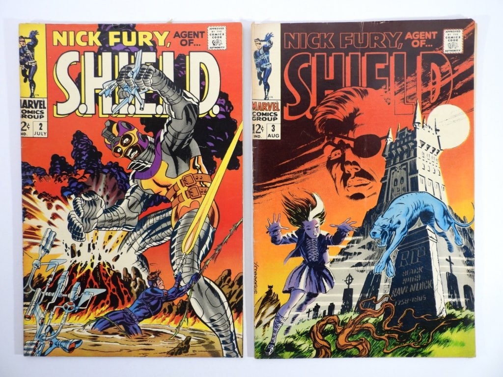 (2) Nick Fury Agent of SHIELD #2 & #3: FINE's