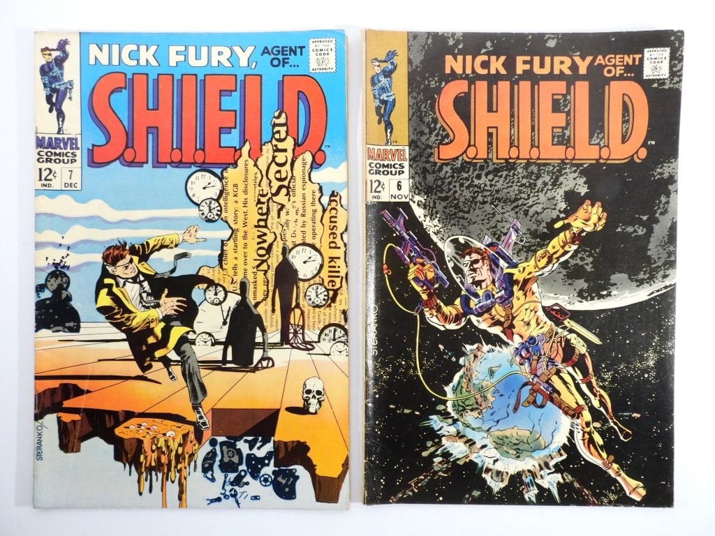 (2) Nick Fury Agent of SHIELD #6 & #7: VERY FINE's