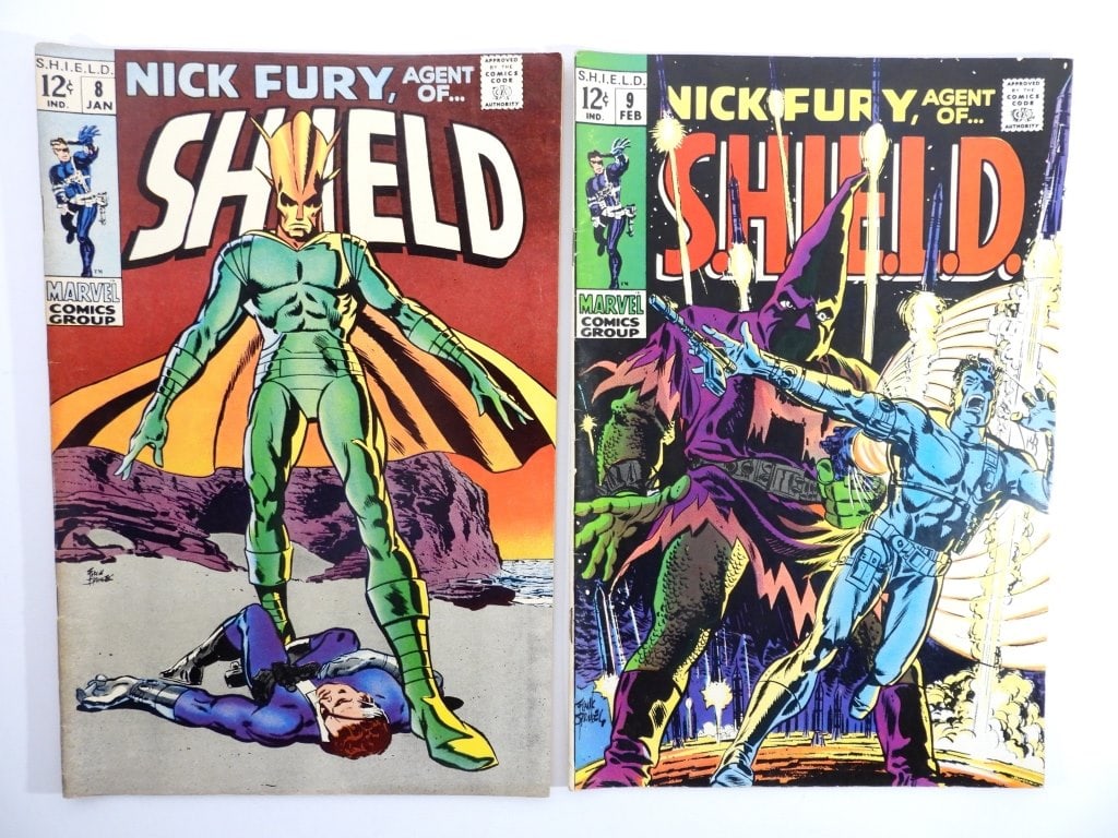 (2) Nick Fury Agent of SHIELD #8 & #9: VF/XF
