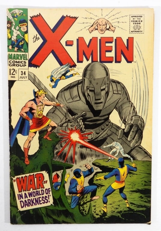 UNCANNY X-MEN #34 MARVEL 1967 (1 of 5)