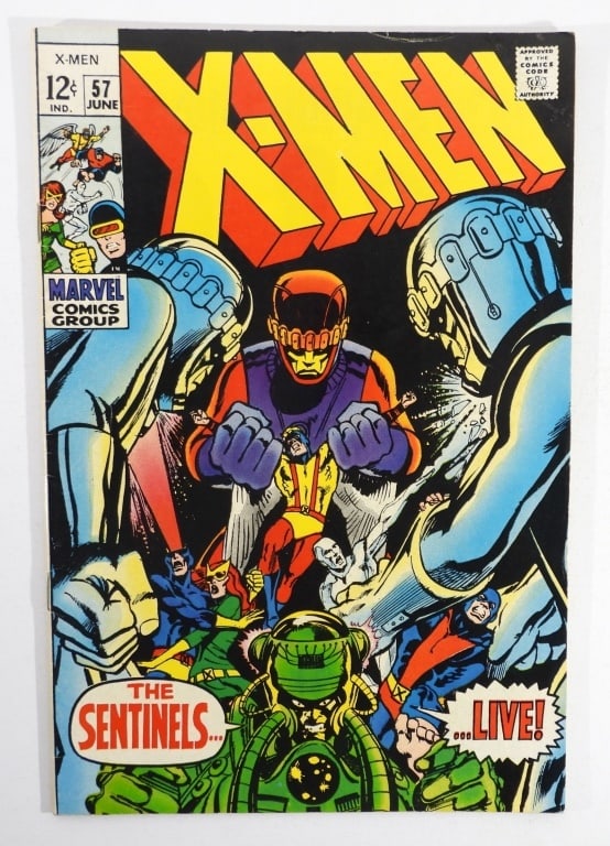 UNCANNY X-MEN #57 MARVEL 1969 (1 of 4)