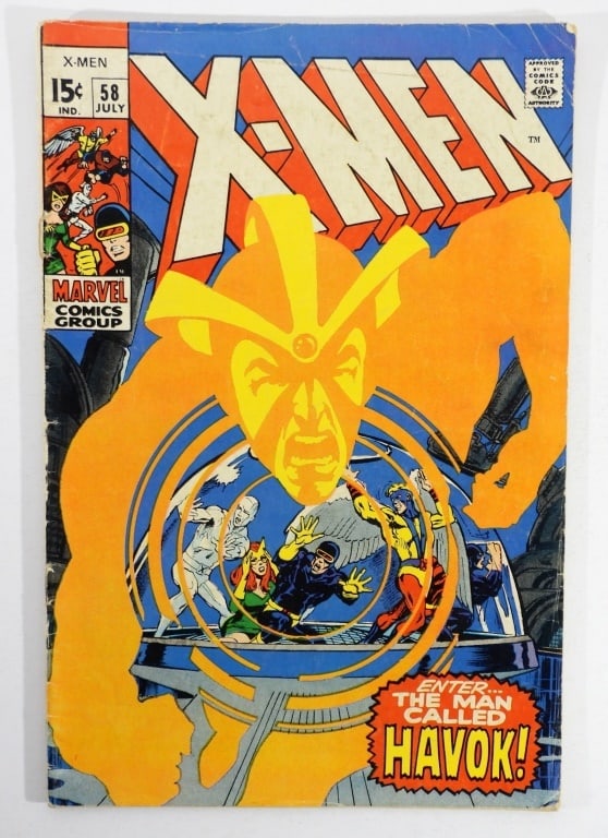 UNCANNY X-MEN #58 MARVEL 1969 (1 of 4)
