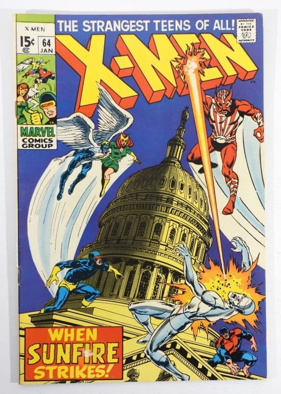 UNCANNY X-MEN #64 MARVEL 1970 (1 of 5)