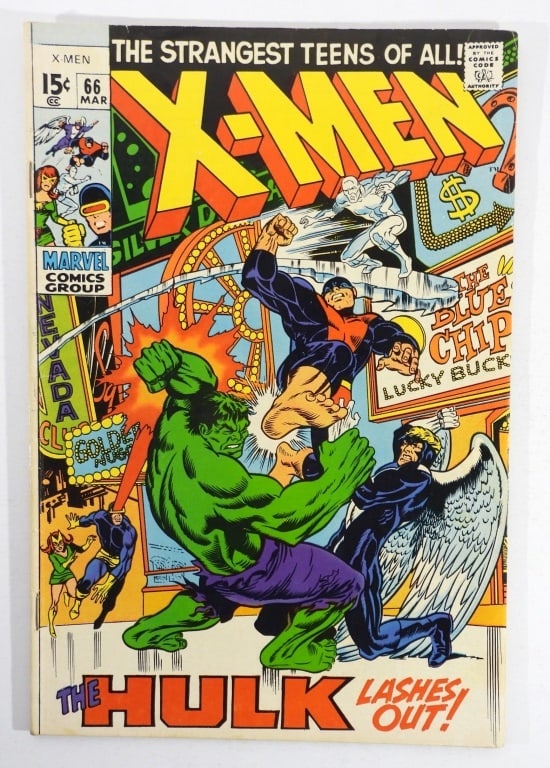 UNCANNY X-MEN #66 MARVEL 1970 (1 of 4)