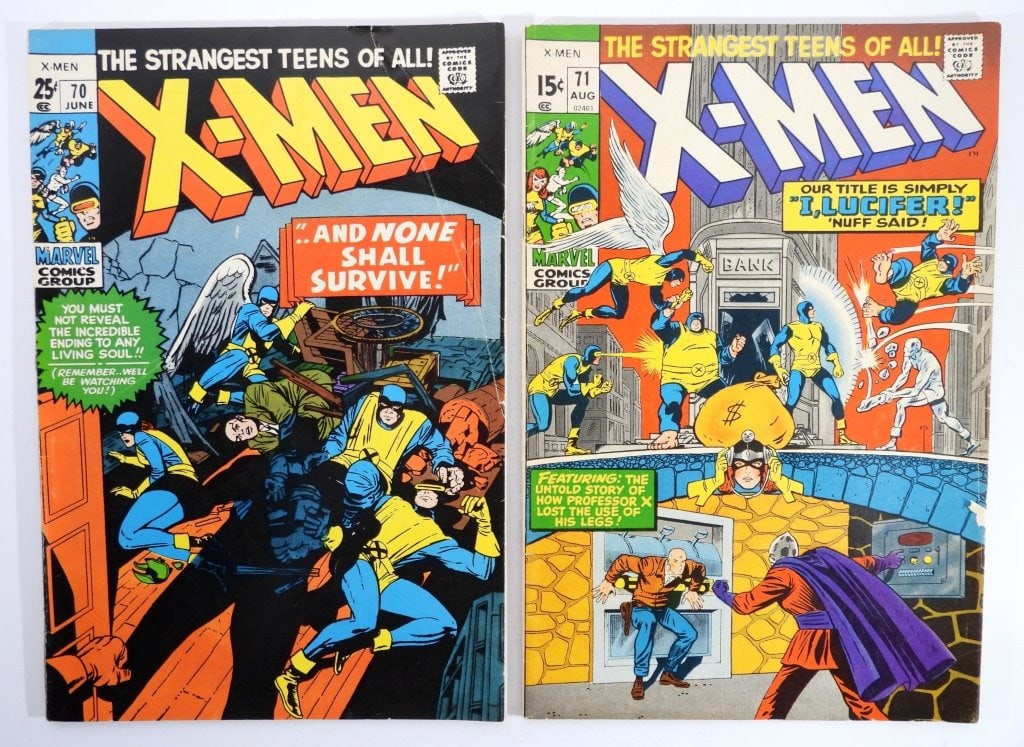 UNCANNY X-MEN #70 & #71 MARVEL 1971 (1 of 3)