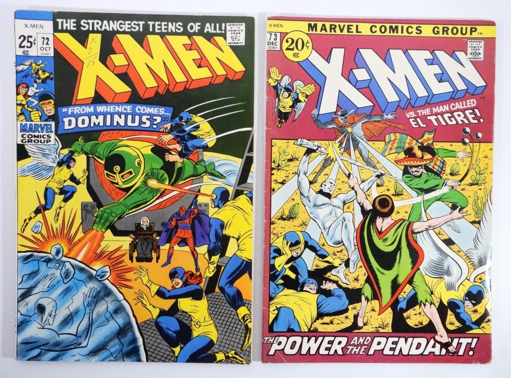 UNCANNY X-MEN #72 & #73 MARVEL 1971 (1 of 3)