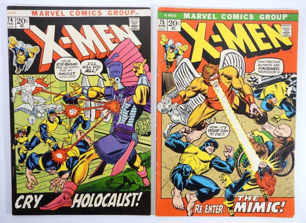 UNCANNY X-MEN #74 & #75 MARVEL 1972 (1 of 3)