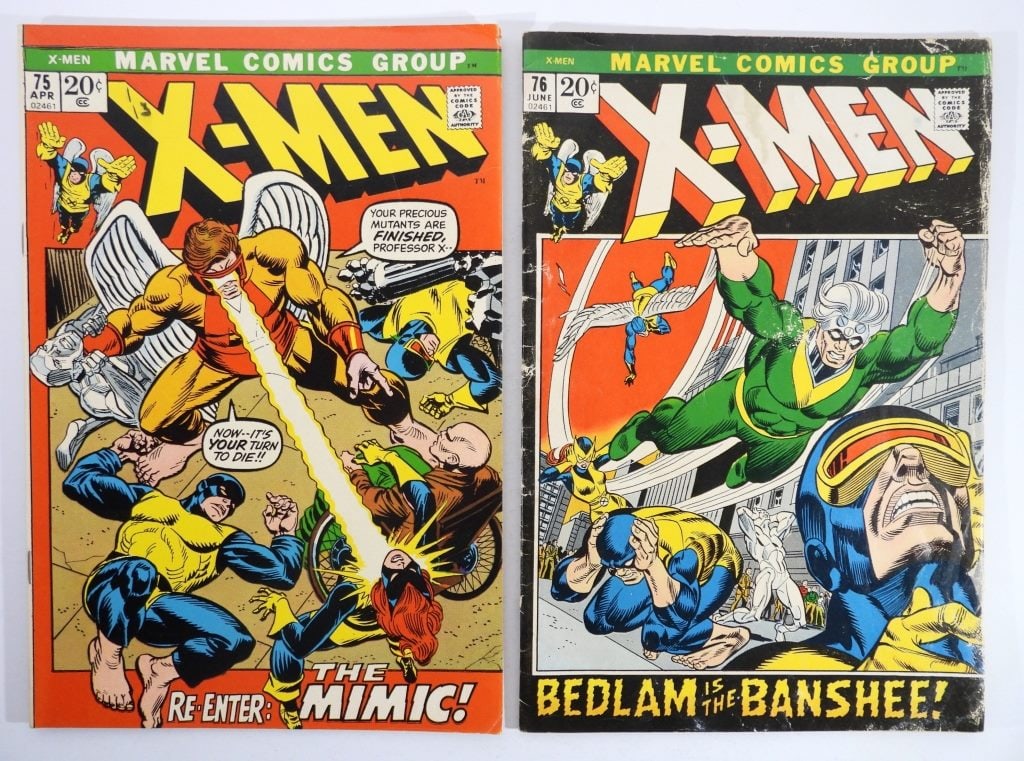 UNCANNY X-MEN #75 & #76 MARVEL 1972 (1 of 3)