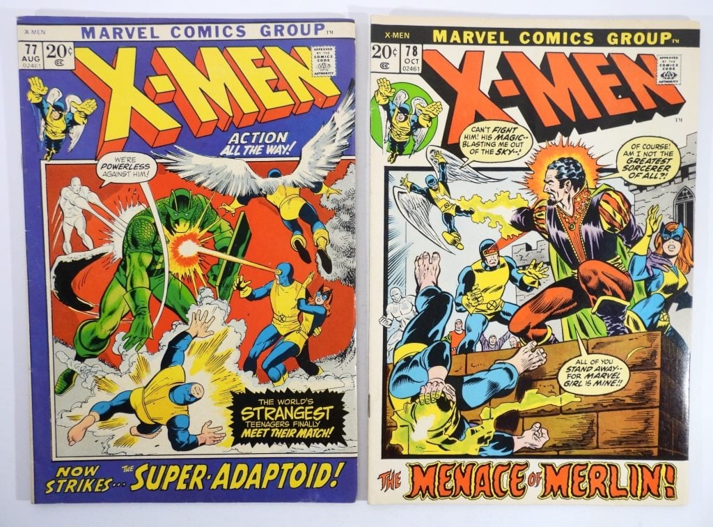 UNCANNY X-MEN #77 & #78 MARVEL 1972 (1 of 3)