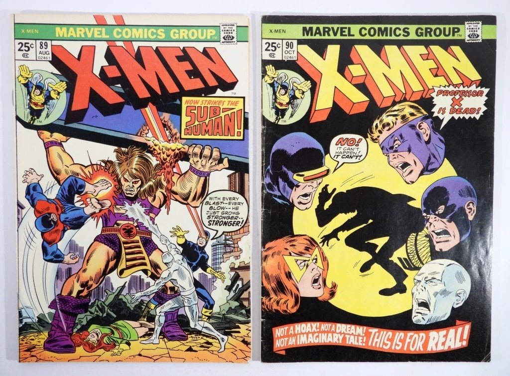 UNCANNY X-MEN #89 & #90 MARVEL 1974 (1 of 3)