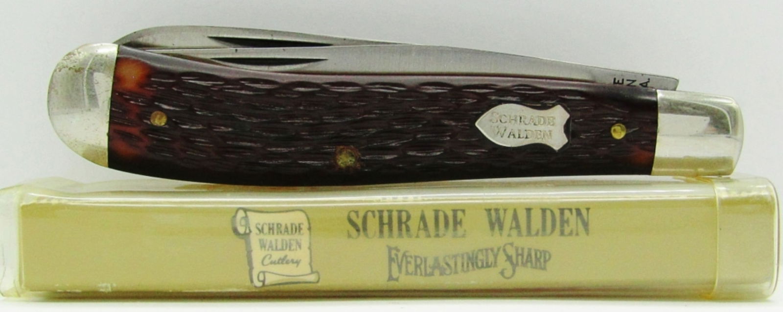 Vintage Schrade Walden Trapper 293 Pocket Knife (1 of 6)