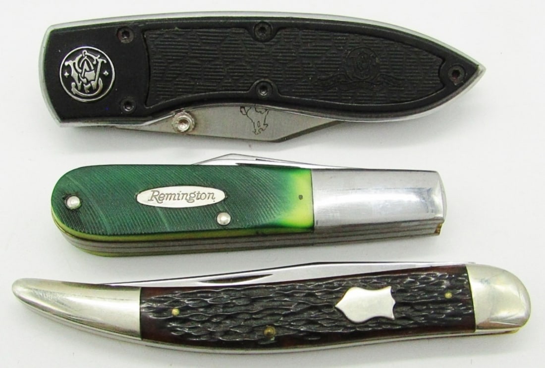 (3) Vintage Folding PocketKnives; (1 of 8)