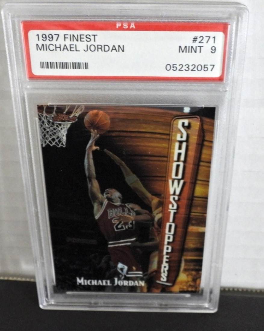 Michael Jordan 1997 Finest #271 PSA 9 (1 of 2)
