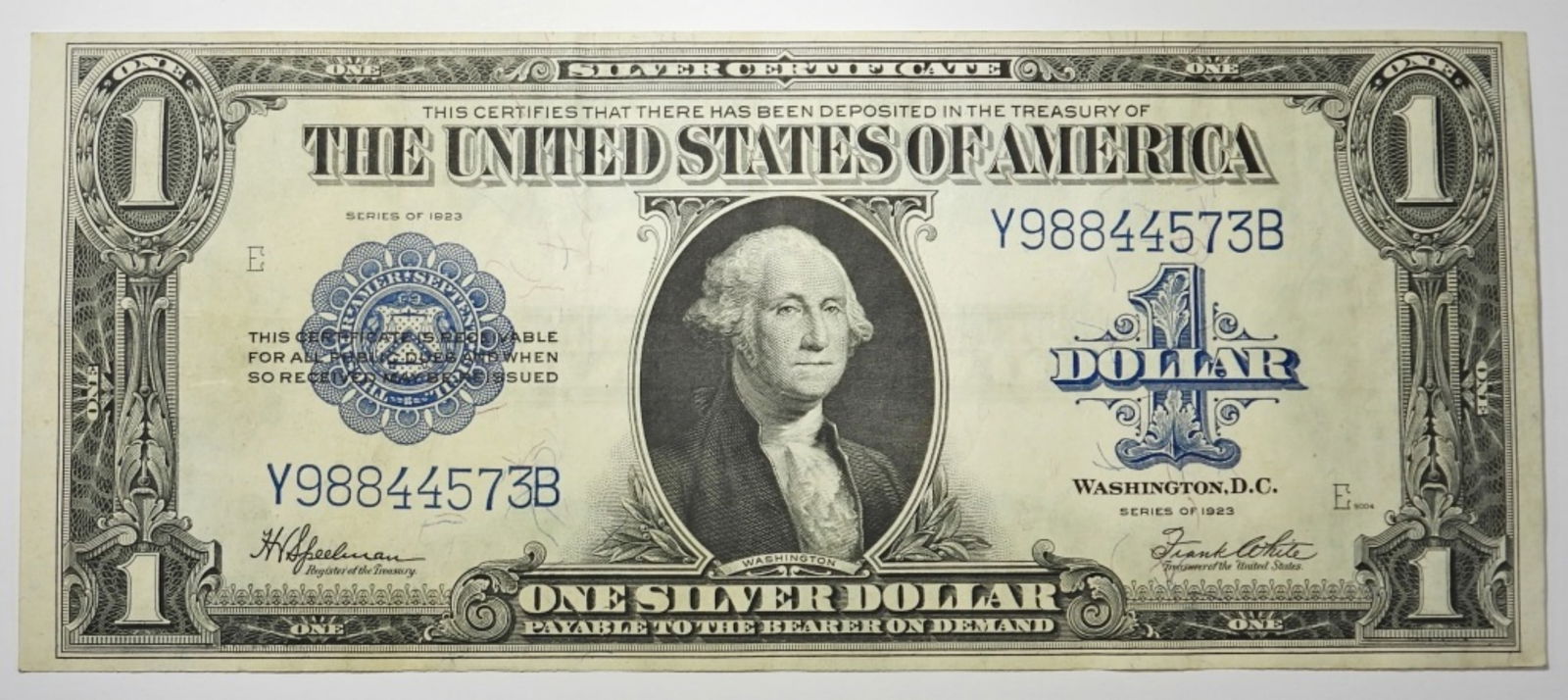 1923 $1 SILVER CERTIFICATE LARGE SIZE (1 of 2)
