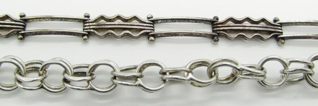 (2) Sterling Silver Fashion Bracelets (1 of 3)