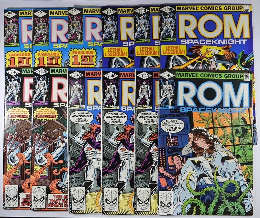 ROM SPACEKNIGHT MARVEL LOT (3) #1 (1 of 2)