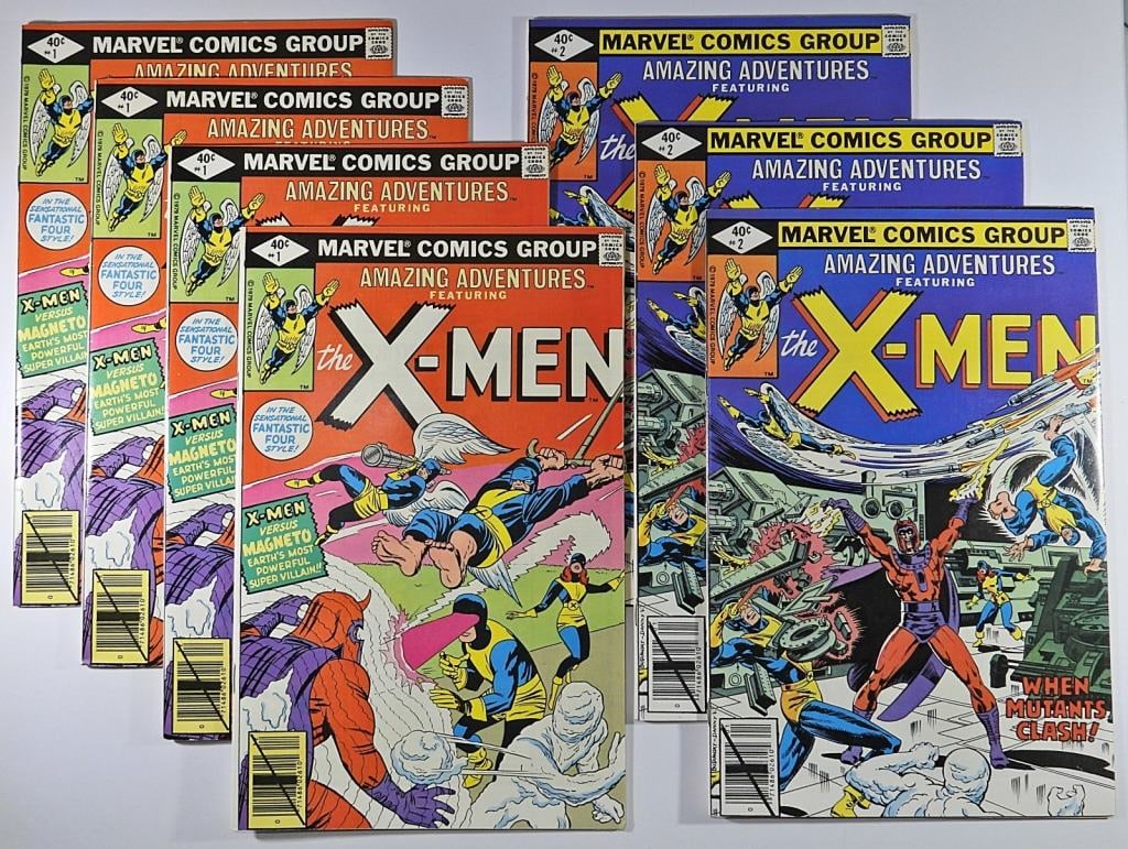 (7) 1979 X-MEN AMAZING ADVENTURES #1 & #2: (4) #1, (3) #2 - ALL NICE VERY FINE / NEAR MINT