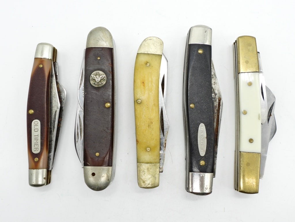(5) Vintage Folding Pocket Knives (1 of 7)