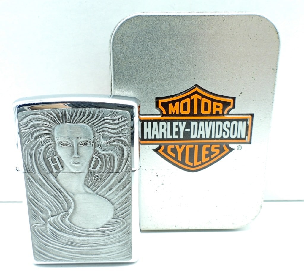 1998 SEALED HARLEY DAVIDSON ZIPPO LIGHTER (1 of 3)