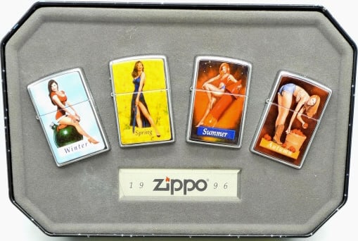 1996 SEALED ZIPPO PINUP GIRLS COLLECTIBLE LIGHTERS (1 of 6)