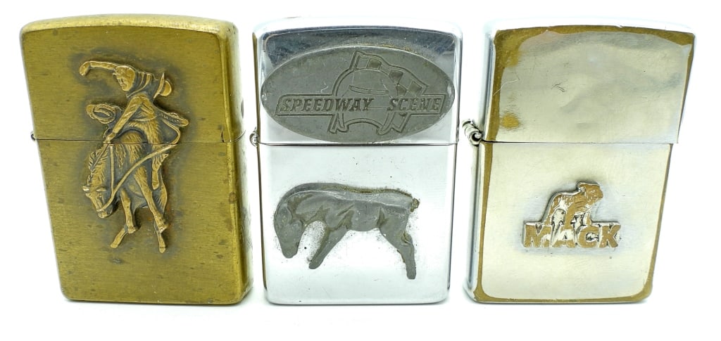 (3) 1979,1980,1995 ZIPPO LIGHTERS (1 of 4)