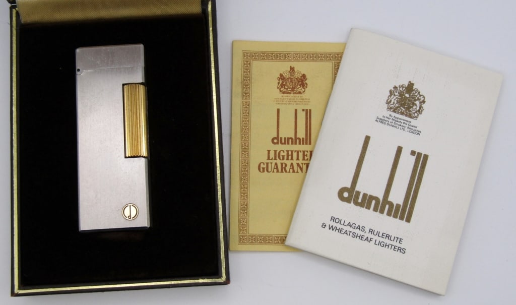 VINTAGE DUNHILL LIGHTER - ROLLAGAS (1 of 6)