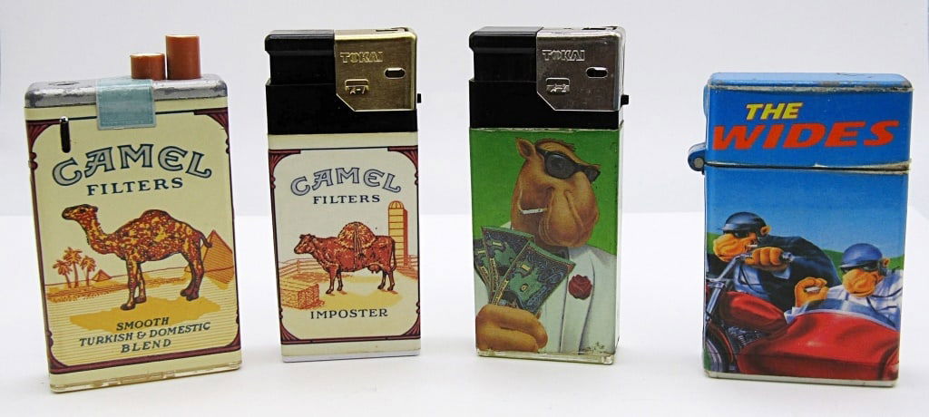 (4) CAMEL ADVERTISING LIGHTERS (1 of 5)