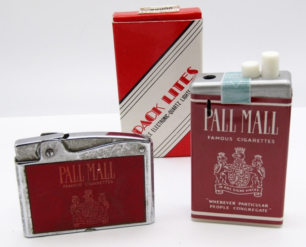(2) PALL MALL ADVERTISING LIGHTERS (1 of 6)