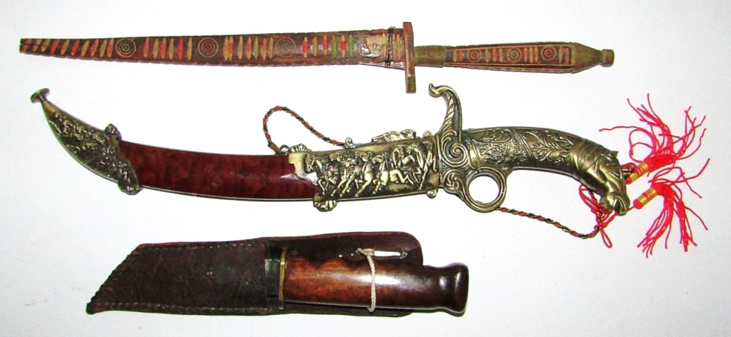 (3) Unmarked Decorative Daggers/Knives (1 of 4)