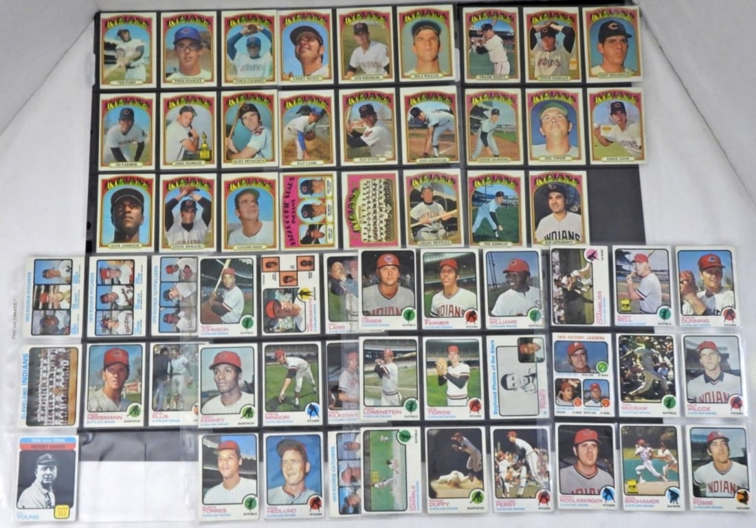 1972 & 1973 TOPPS BASEBALL CARD LOT (1 of 2)