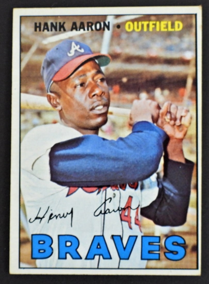 1967 TOPPS #250 HANK AARON EX (1 of 2)